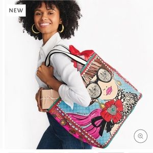 NEW  Brighton Sparkle and Shine Canvas Tote Bag, Ready to go places ( SOLD )